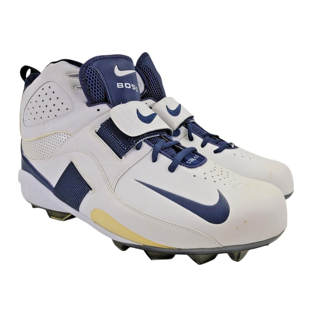 Nike Air Zoom Boss Shark Men's‎ Blue/White Football Cleats Size 14 NOS W/Box